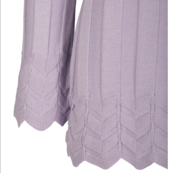 Ricki’s Lilac Mid Pointelle Pullover - Picture 2 of 8